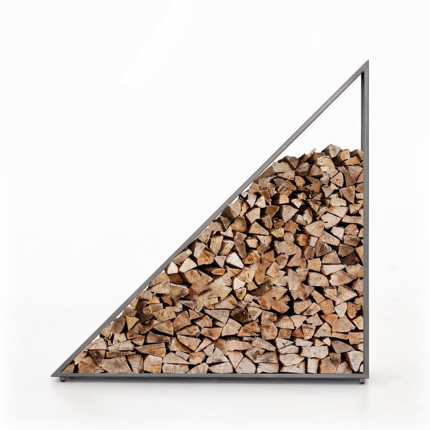 Nero Firewood Storage - Coated Gunmetal