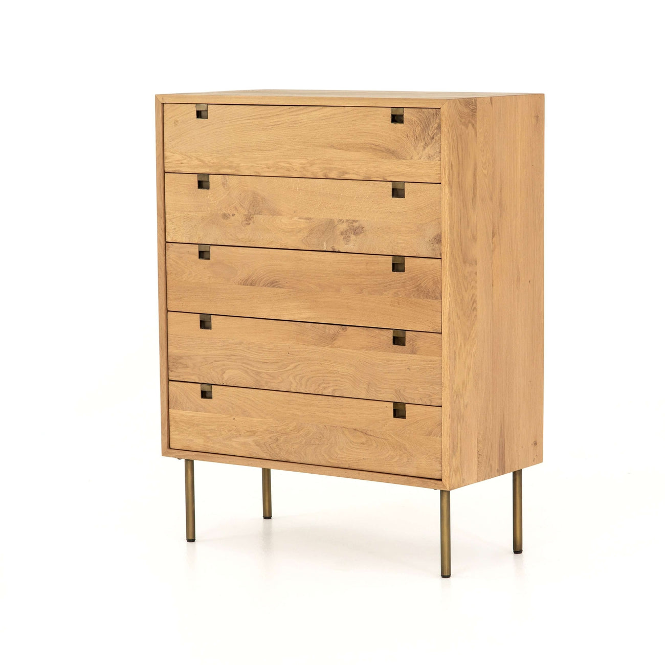 Carlisle 5 Drawer Dresser-Four Hands-FH-101354-002-DressersNatural Oak-1-France and Son