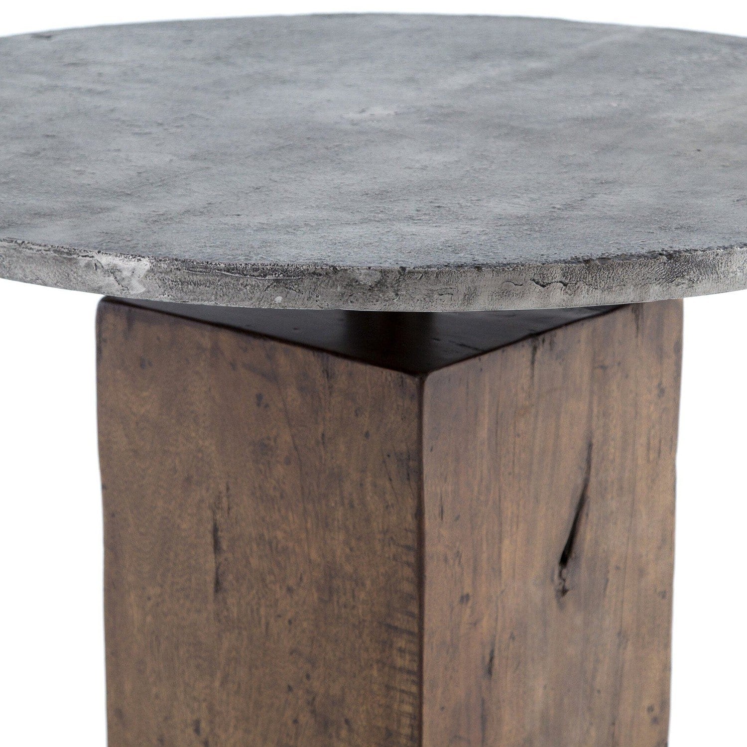 Boomer Bistro Table - Light Gunmetal