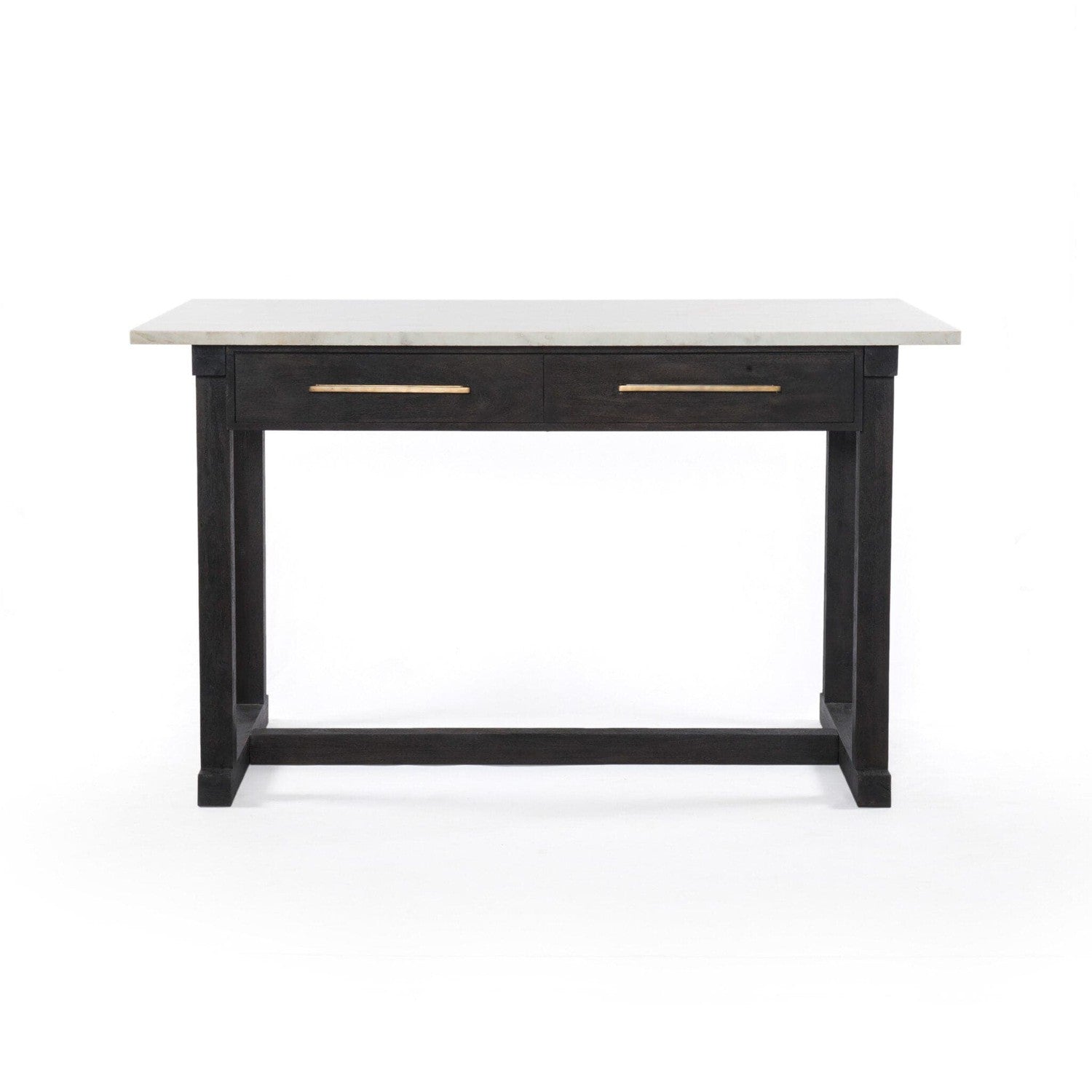 Cayson Bar Table - Polished White Marble