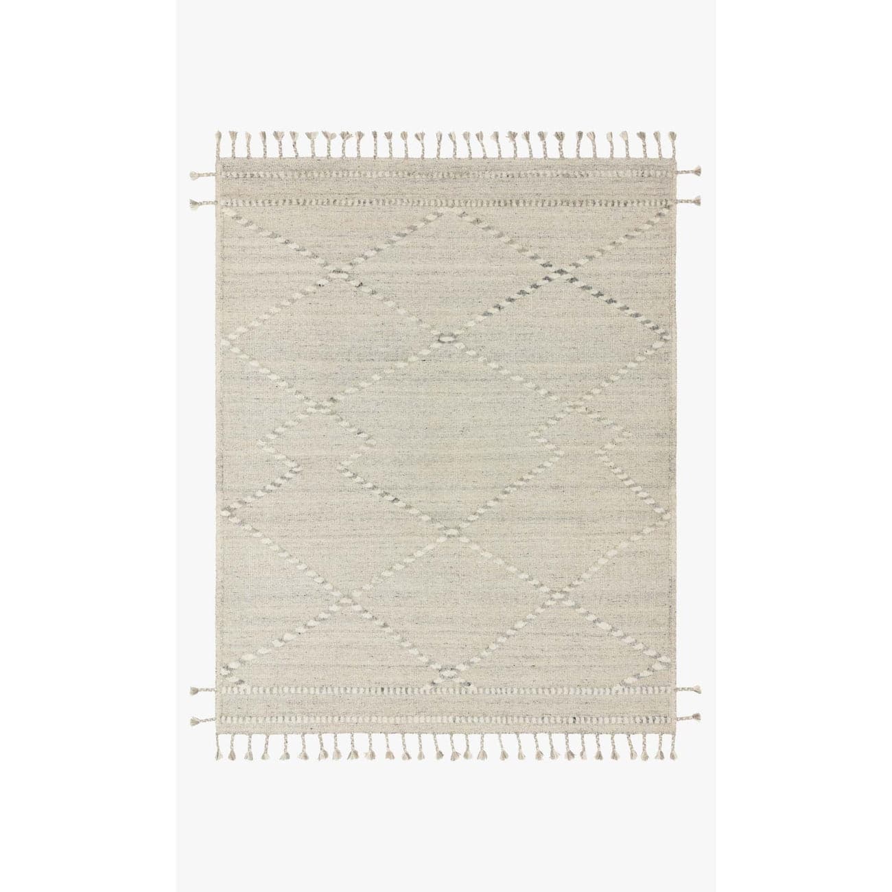 Iman IMA-03 Ivory / Lt. Grey Area Rug-Loloi-LOLOI-IMANIMA-03IVLC2030-Rugs2'-0" x 3'-0"-1-France and Son