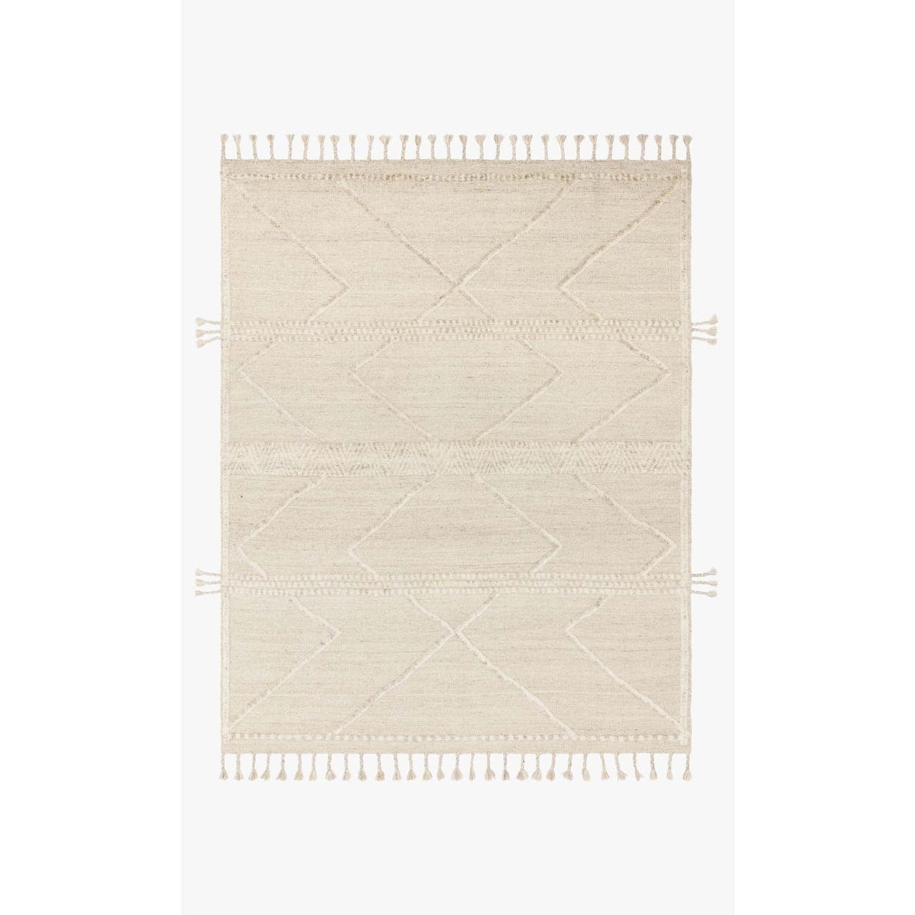 Iman IMA-05 Beige / Ivory Area Rug-Loloi-LOLOI-IMANIMA-05BEIV2030-Rugs2'-0" x 3'-0"-1-France and Son