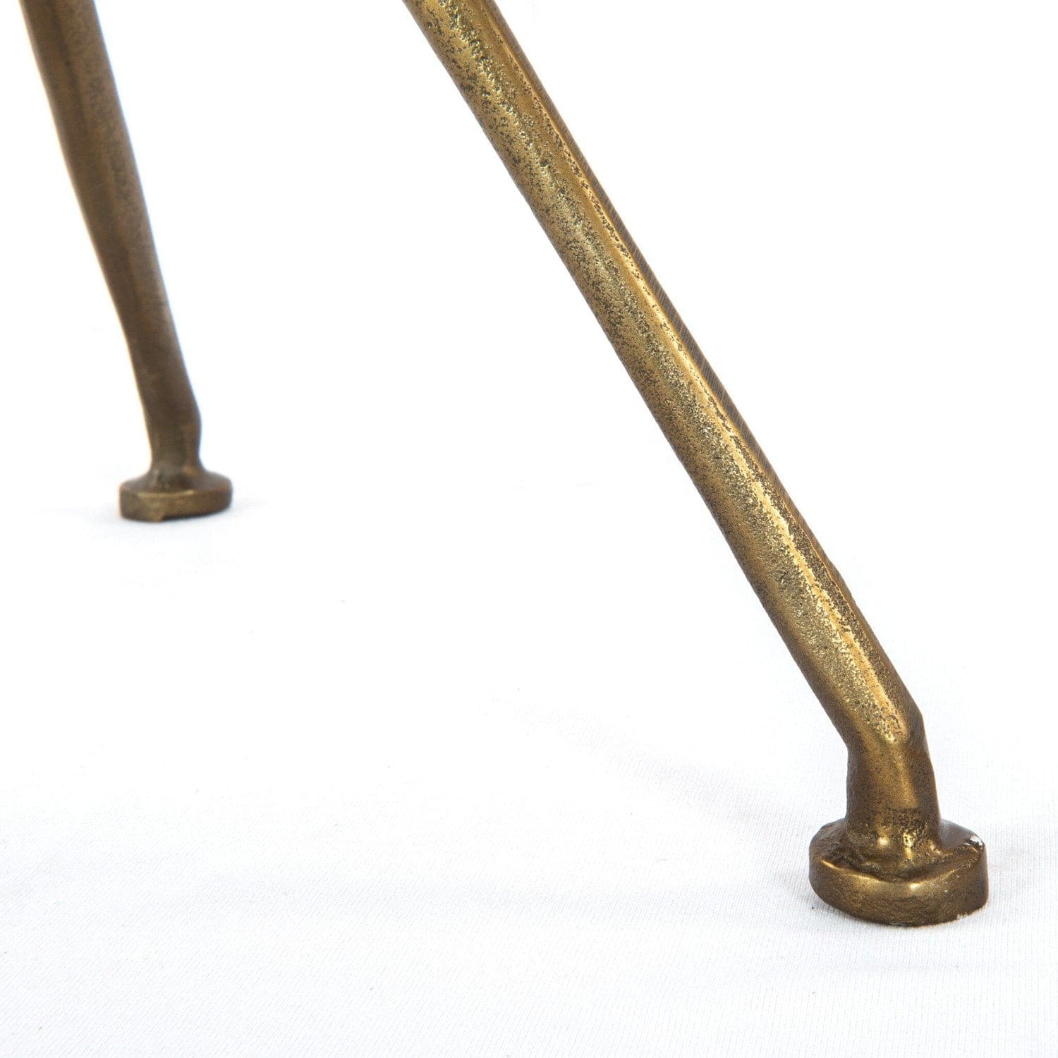 Schmidt Accent Table - Raw Antique Brass