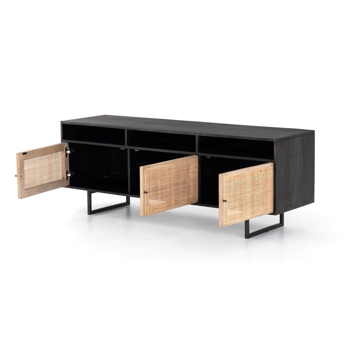 Carmel Media Console - Black Wash