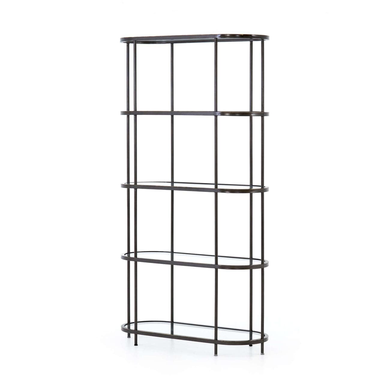 Lilly Bookshelf-Four Hands-STOCKR-FH-IRCK-239-Bookcases & Cabinets-2-France and Son