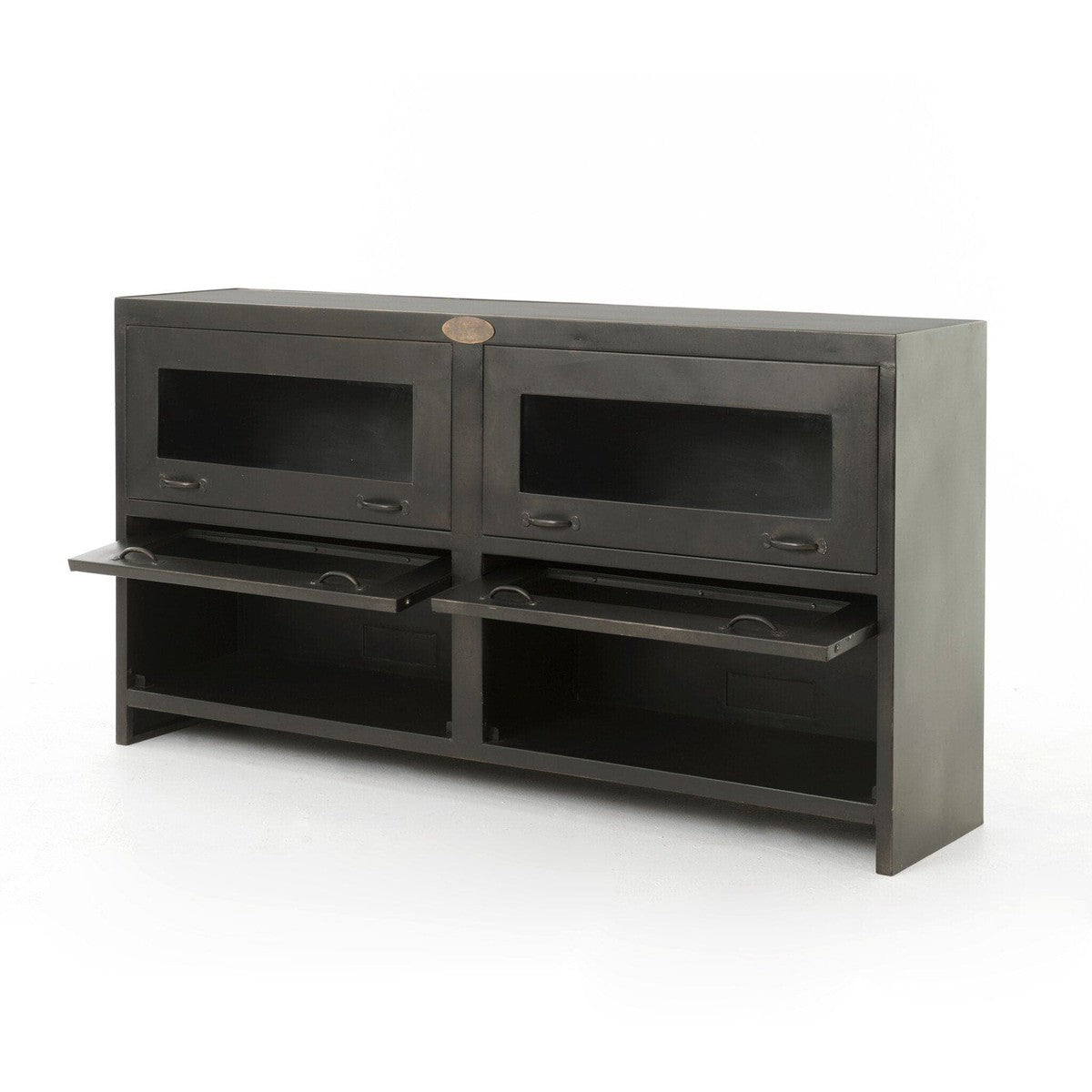 Rockwell Media Cabinet - Satin Black