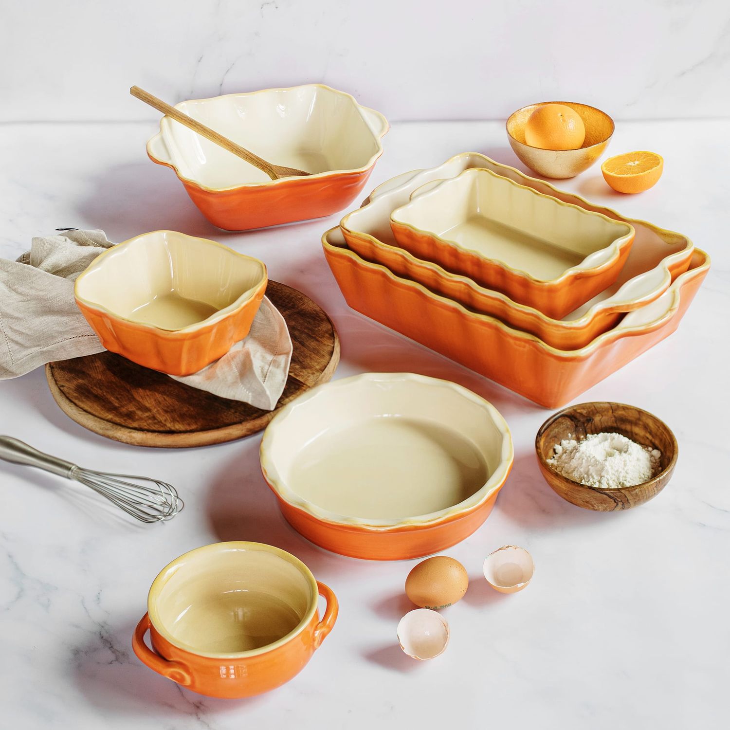 Italian Bakers Handled Round Baker