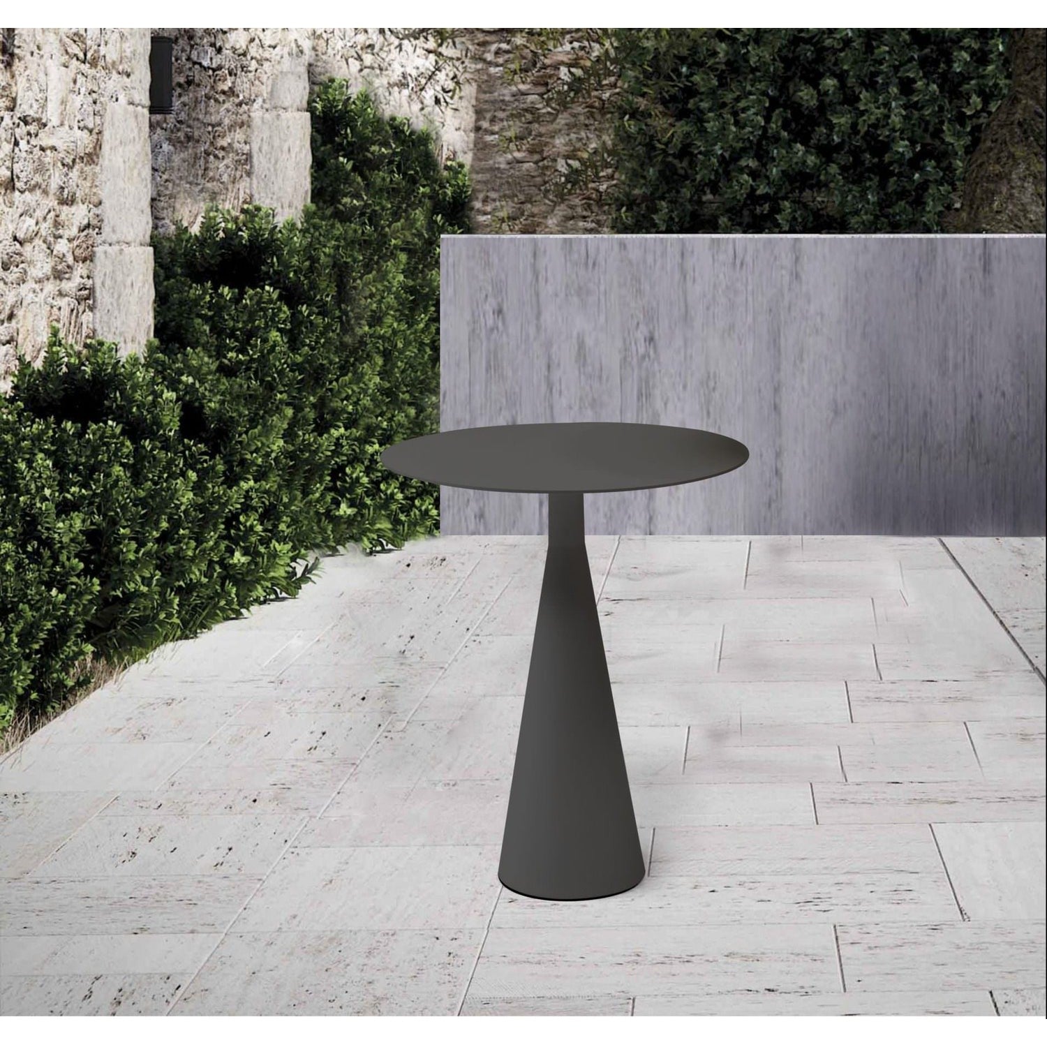 Ireland Indoor/Outdoor Side Table-Whiteline Modern Living-WHITELINE-ST1733L-CMT-Side TablesLarge-5-France and Son