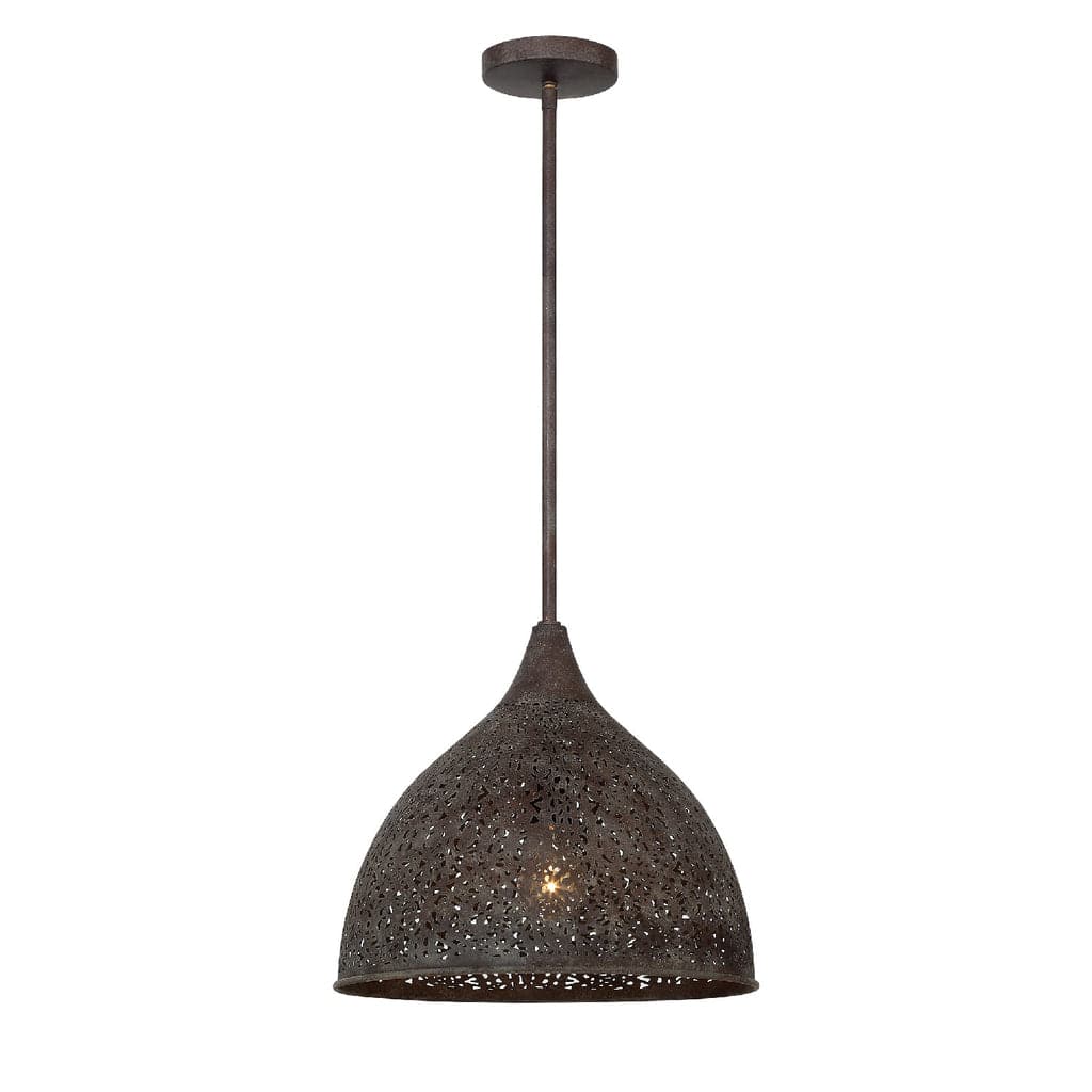 Jasmine 1 Light Pendant-Crystorama Lighting Company-CRYSTO-JAS-A5010-FB-Pendants-3-France and Son