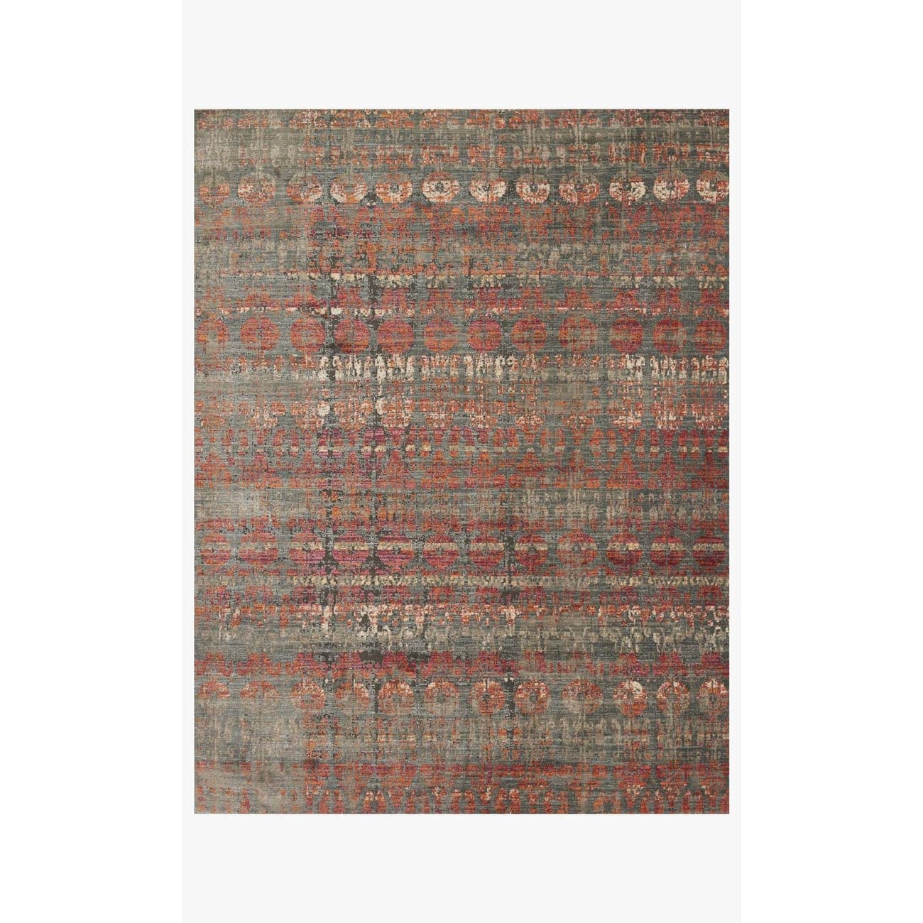 Javari JV-07 Steel / Sunrise Area Rug-Loloi-LOLOI-JAVRJV-07STSR2640-Rugs2'-6" x 4'-0"-1-France and Son