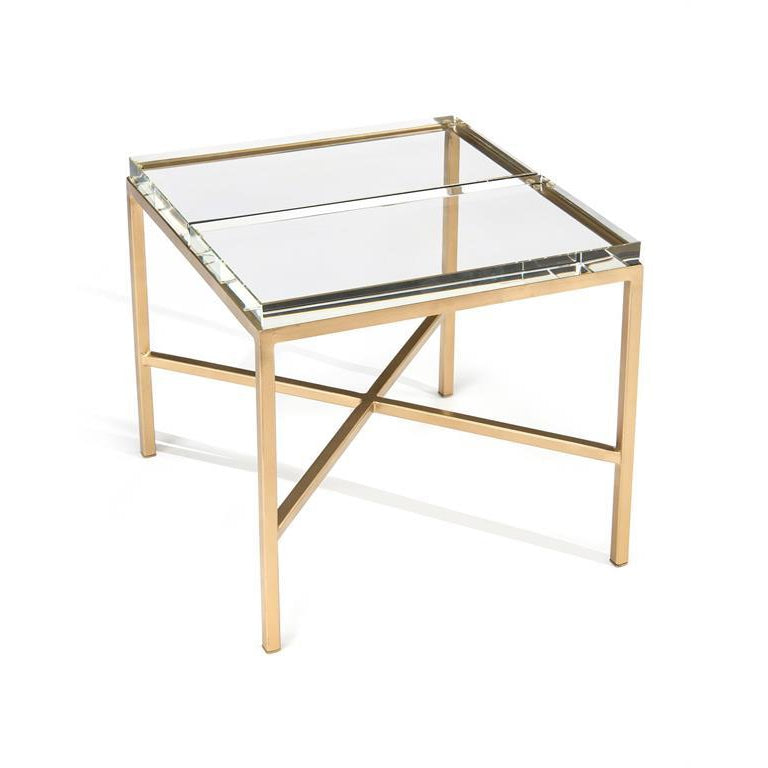 Double-Glass Block Bunching Table-John Richard-JR-JFD-0124-Side Tables-1-France and Son