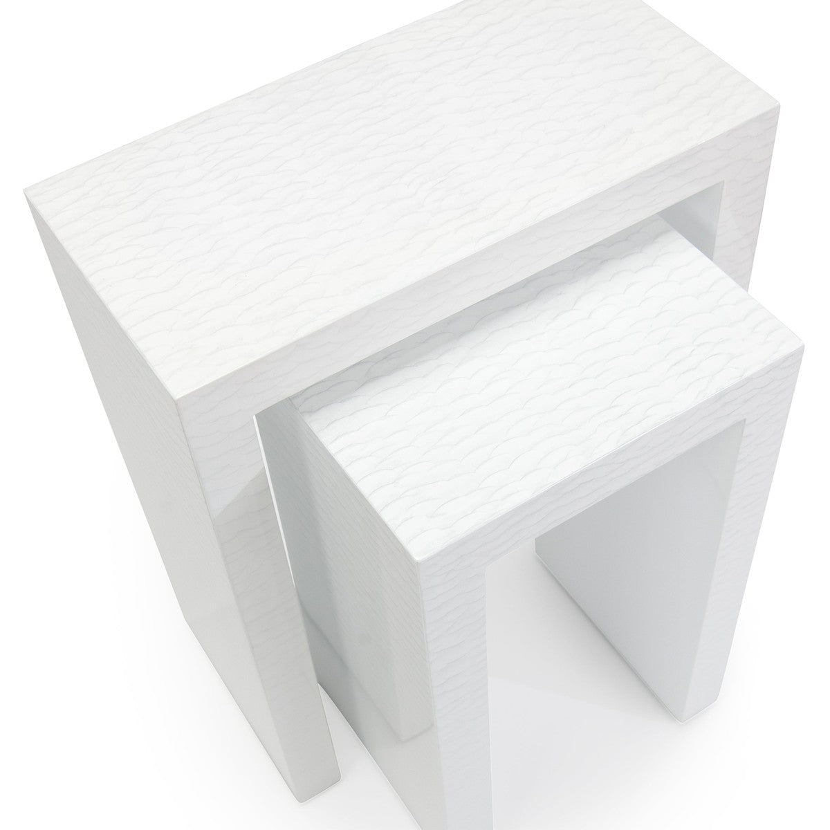 Dracaena Nesting Tables - Silver