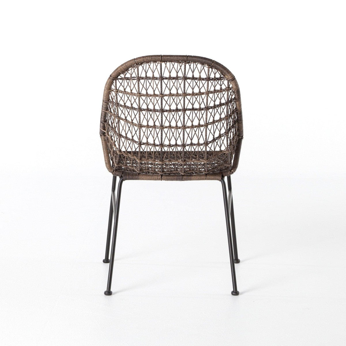 Bandera Outdoor Woven Dining Chair - Distressed Grey