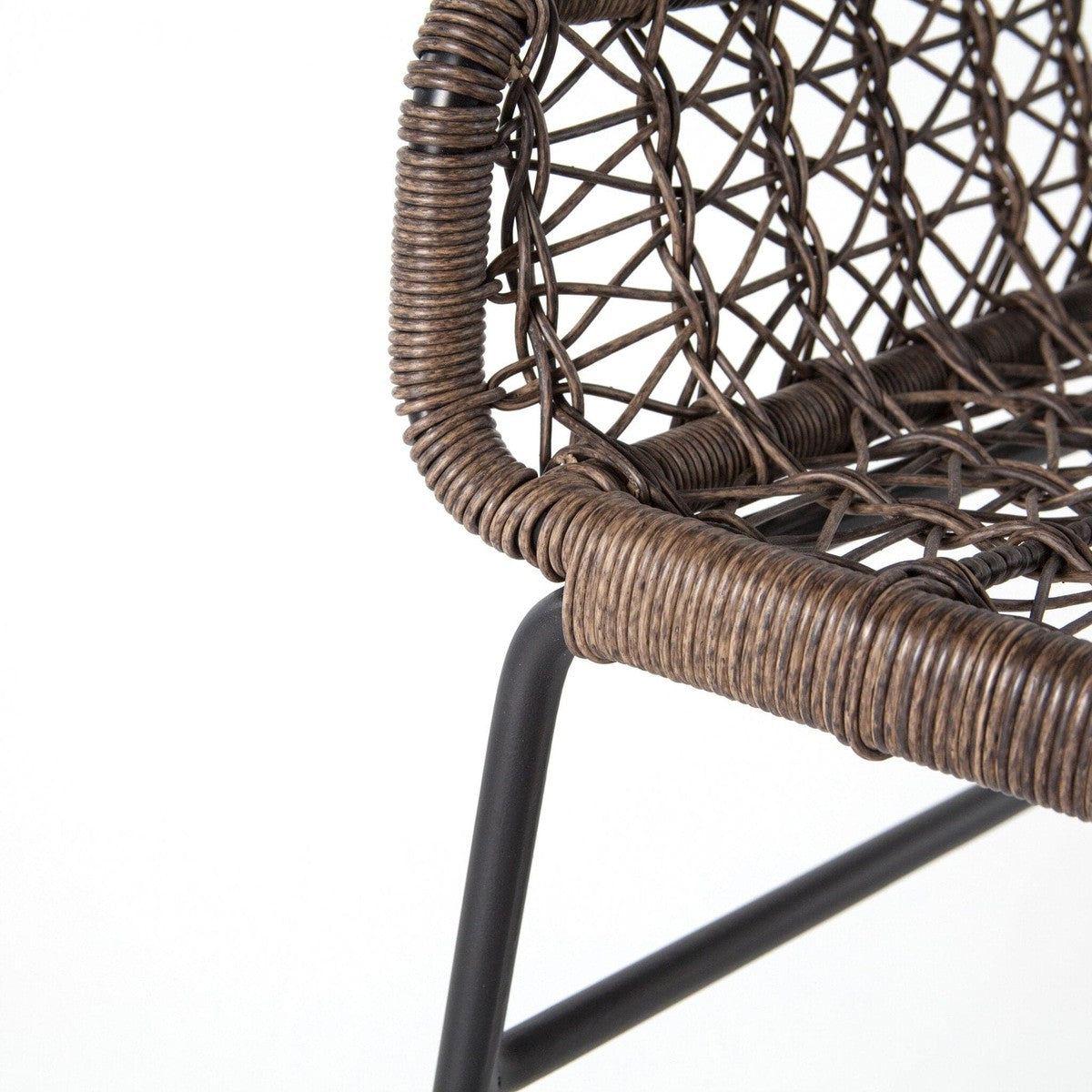 Bandera Outdoor Woven Dining Chair - Distressed Grey