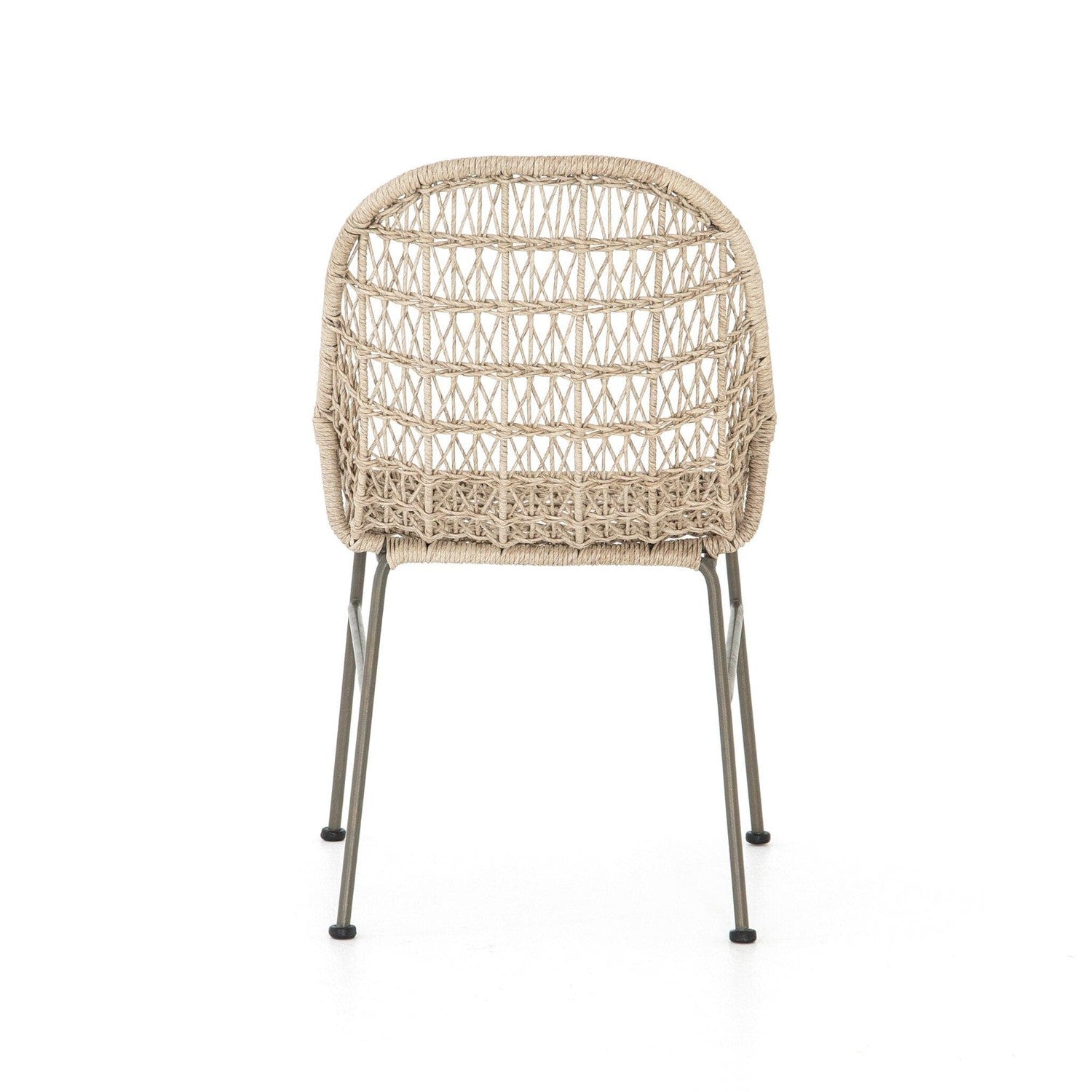 Bandera Outdoor Woven Dining Chair - Vintage White