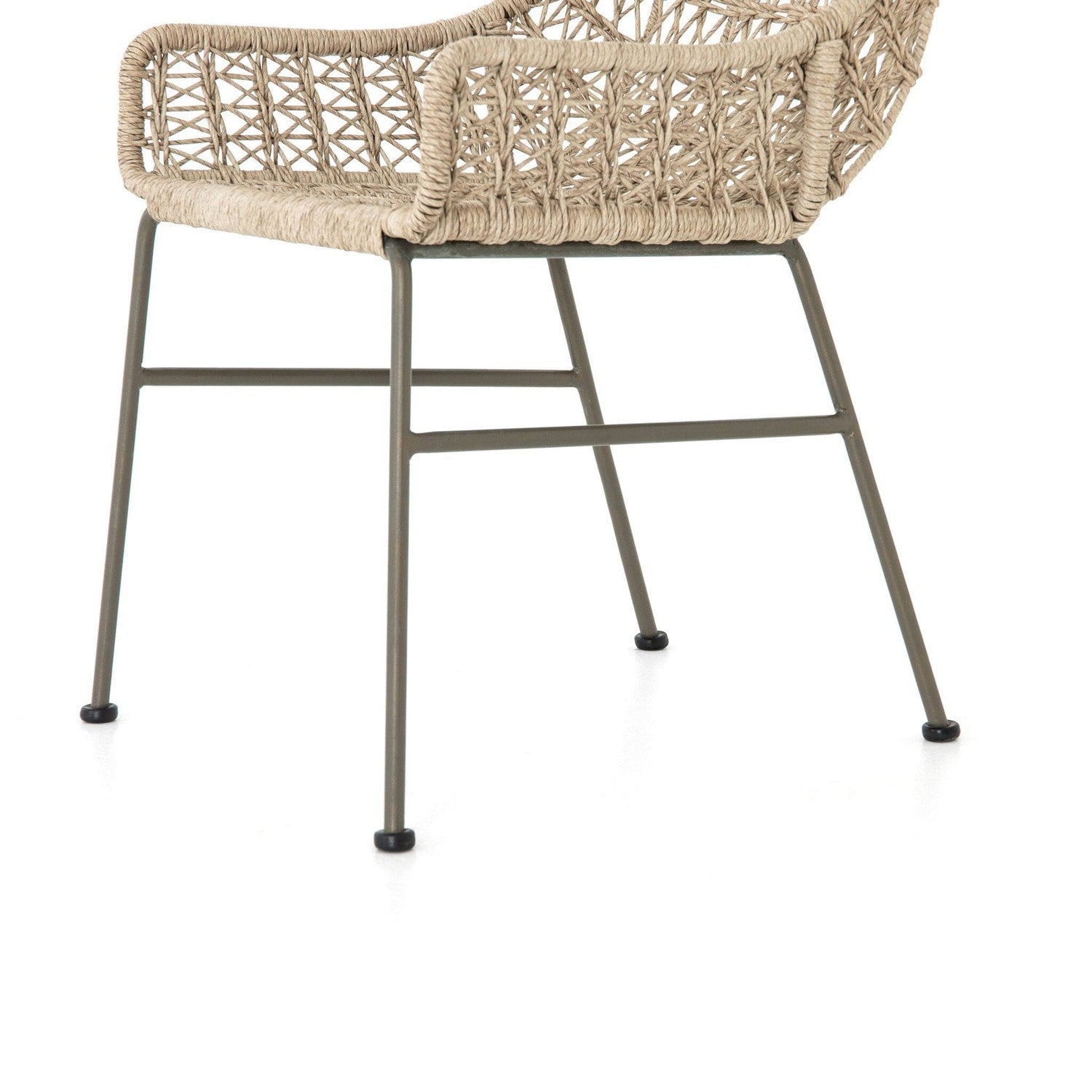 Bandera Outdoor Woven Dining Chair - Vintage White