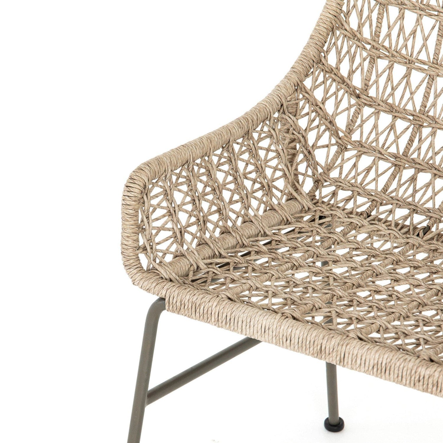 Bandera Outdoor Woven Dining Chair - Vintage White