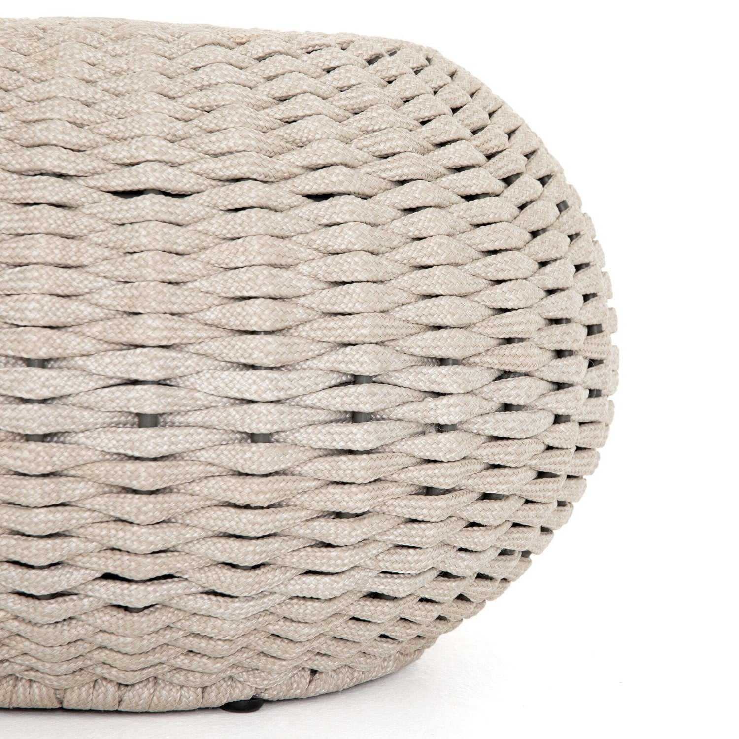 Phoenix Outdoor Accent Stool - Natural Rope