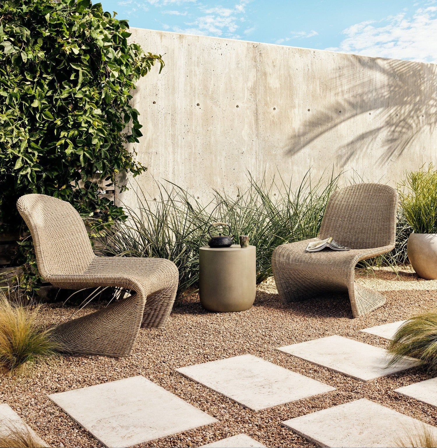 Portia Outdoor Occasional Chair - Vintage White