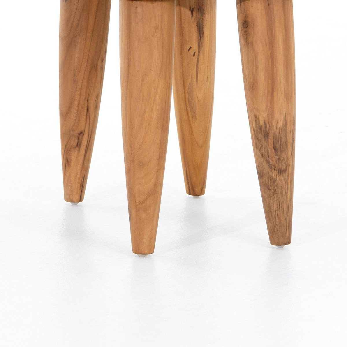 Zuri Outdoor Stool - Aged Natural Teak