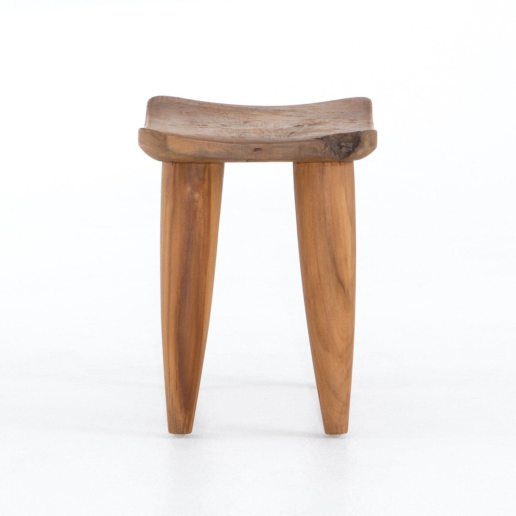 Zuri Outdoor Stool - Aged Natural Teak