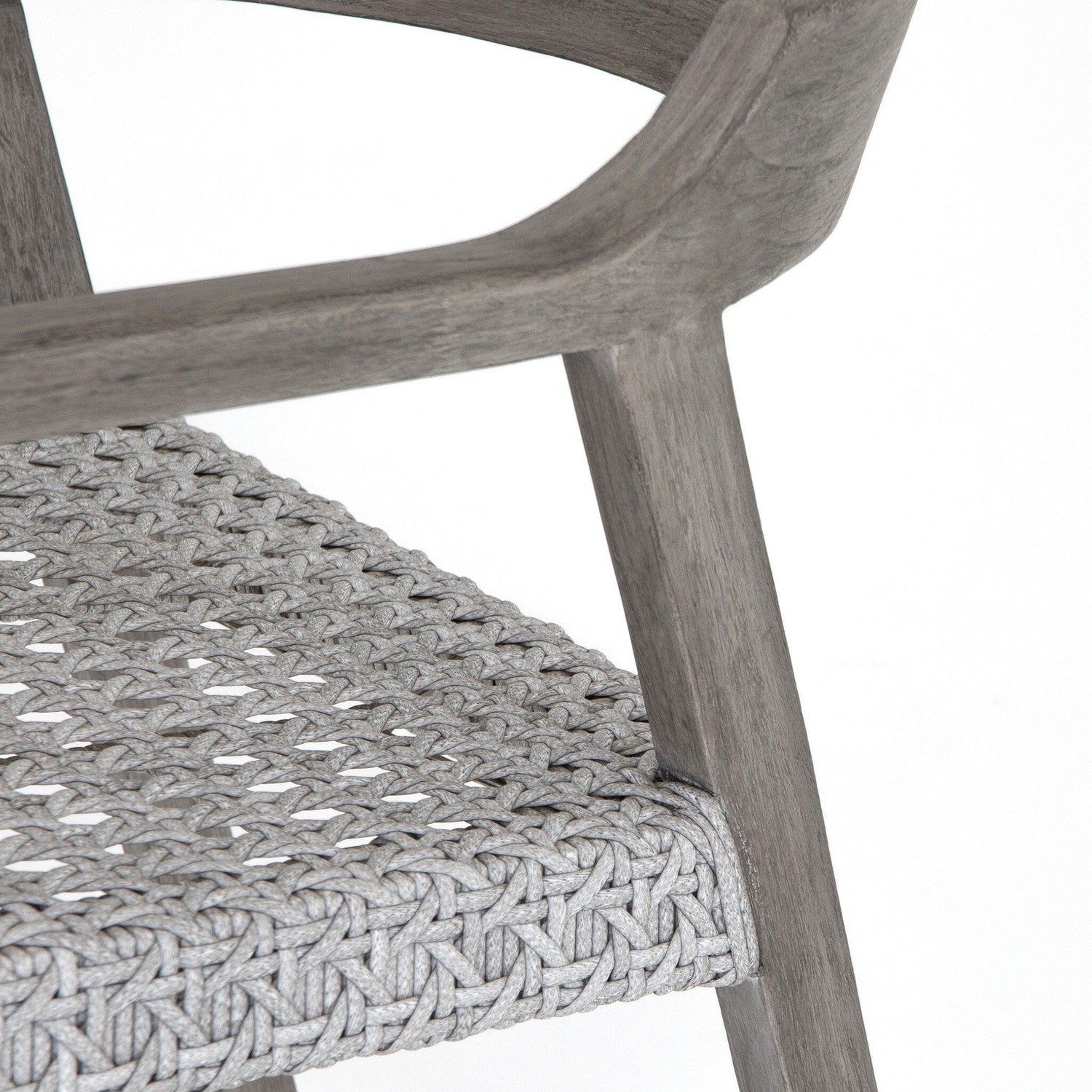 Elva Outdoor Dining Chair - Brushed Grey