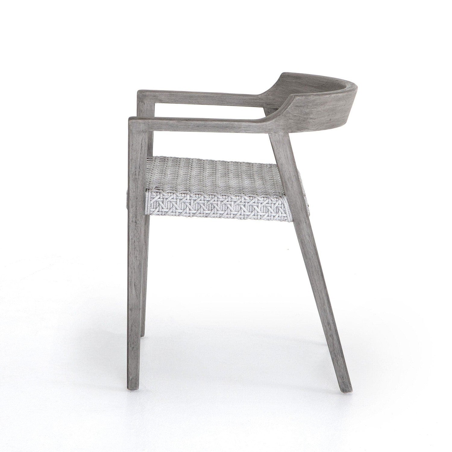 Elva Outdoor Dining Chair - Brushed Grey