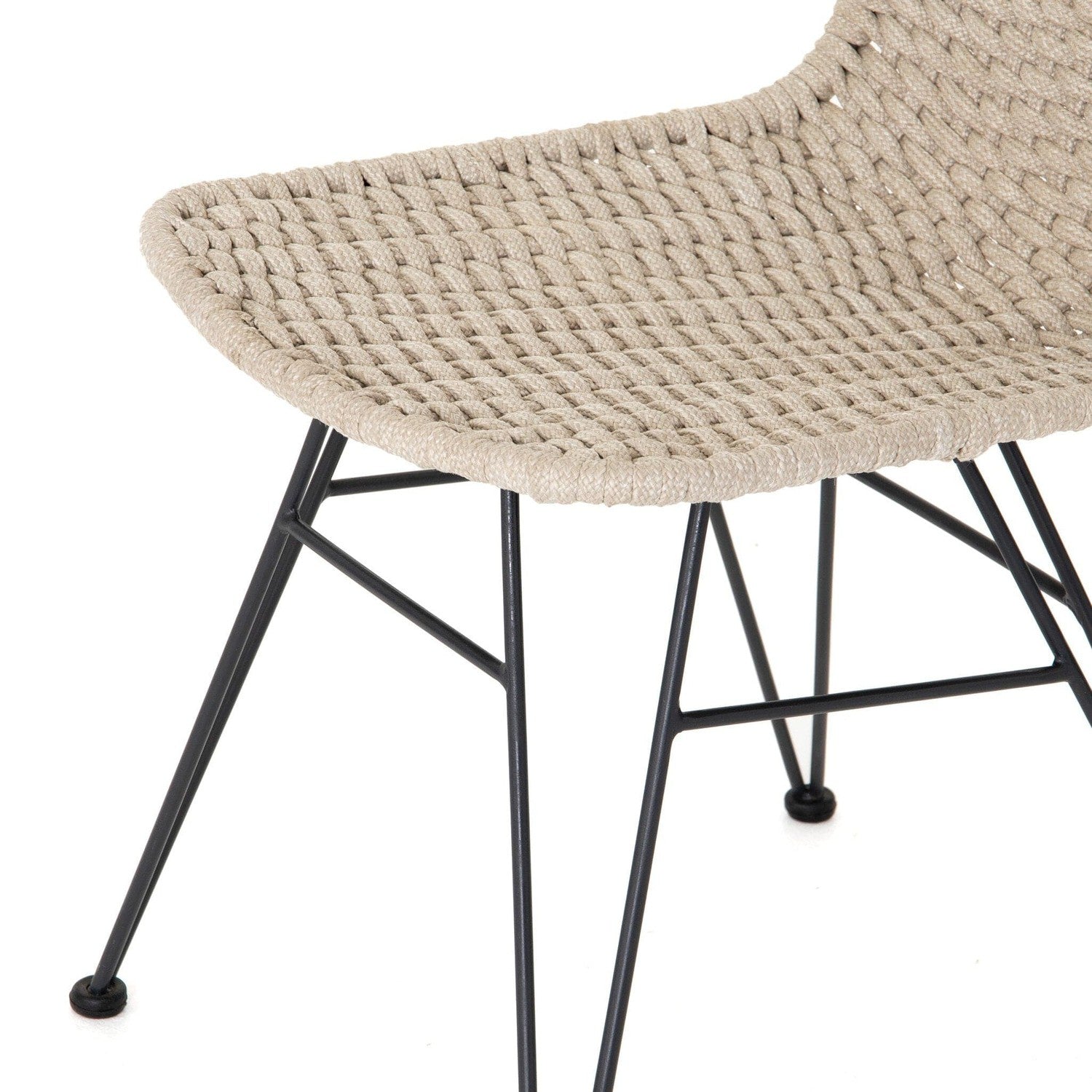 Dema Outdoor Swivel Bar + Counter Stool - Natural Rope