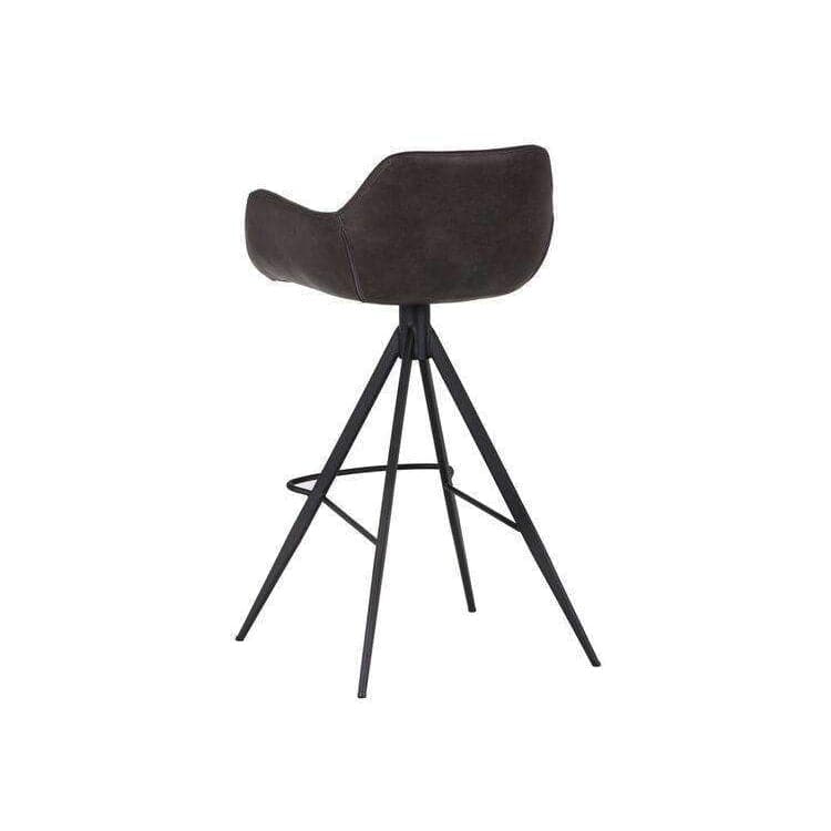 Owen Swivel Barstool-Sunpan-SUNPAN-103246-Bar StoolsGrey-5-France and Son