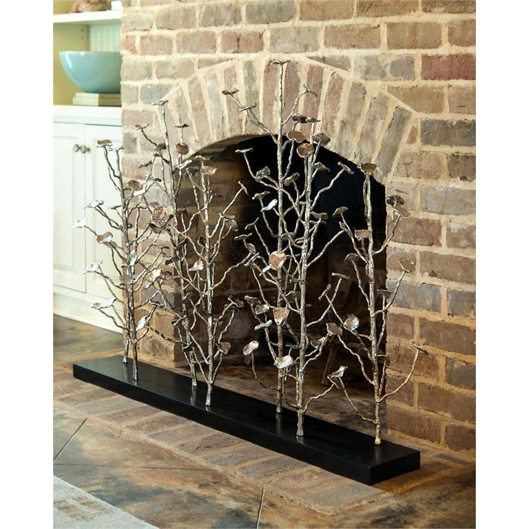 Organically Grown Sculptural Fireplace Screen-John Richard-JR-JRA-11326-Decor-2-France and Son