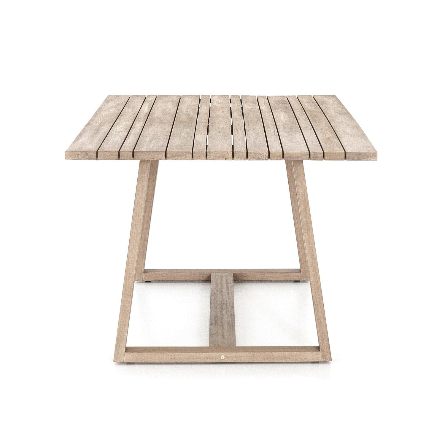 Atherton Outdoor Dining Table - Washed Brown-FSC