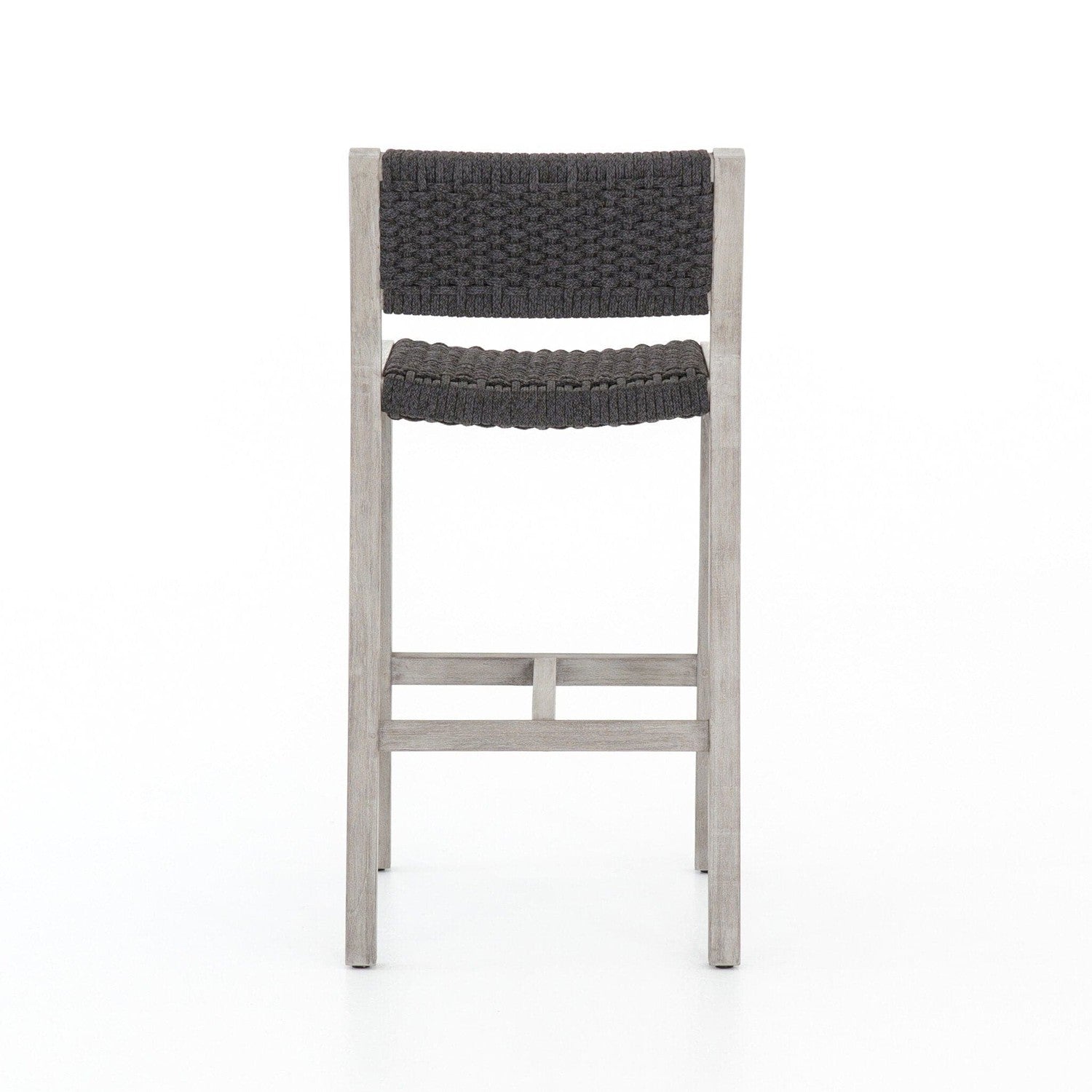 Delano Outdoor Bar + Counter Stool - Thick Dark Grey Rope