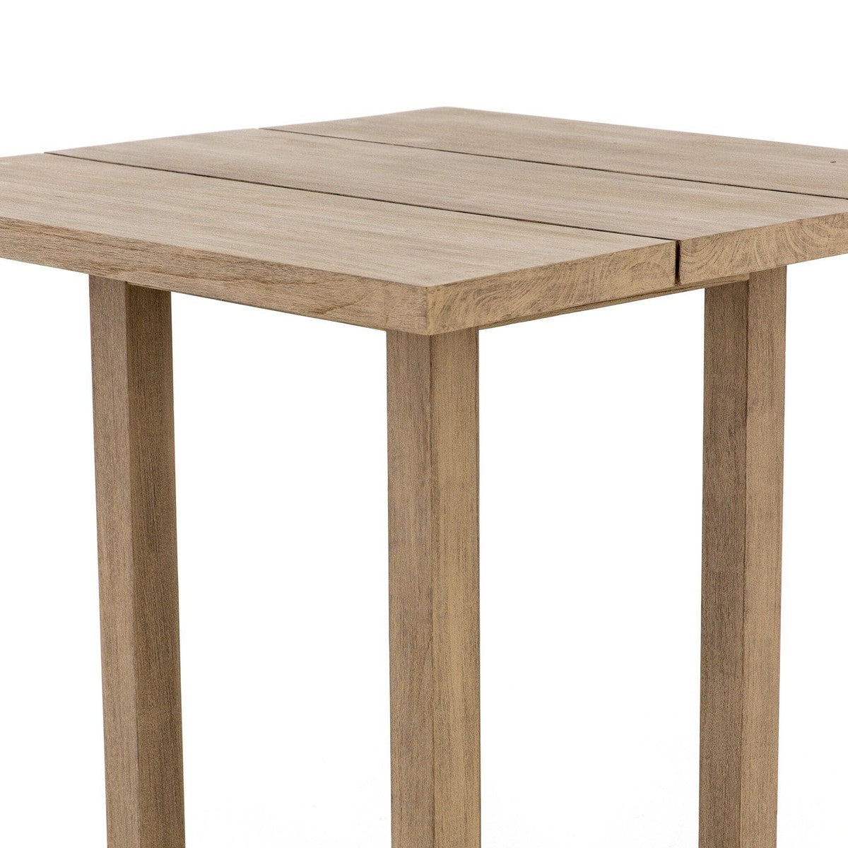 Stapleton Square Outdoor Bar Table - Washed Brown-FSC