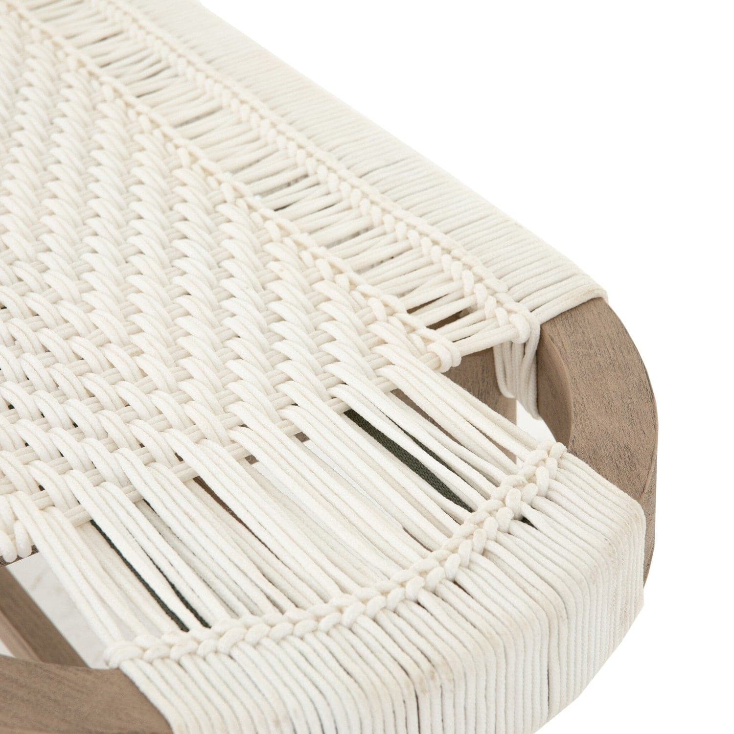 Sumner Outdoor Bench - White Rope