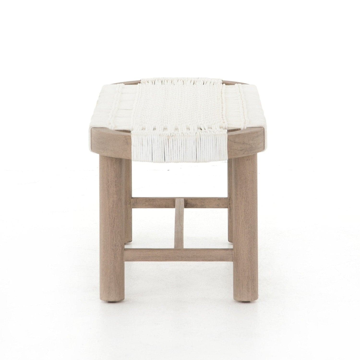 Sumner Outdoor Bench - White Rope