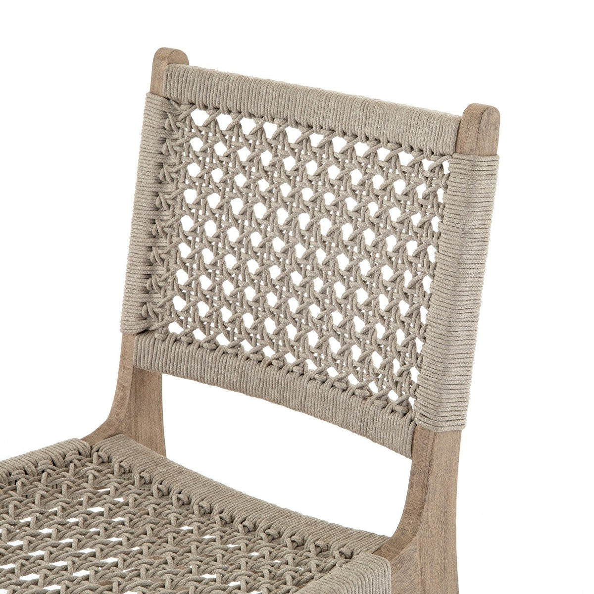 Delmar Outdoor Dining Chair - Ivory Rope