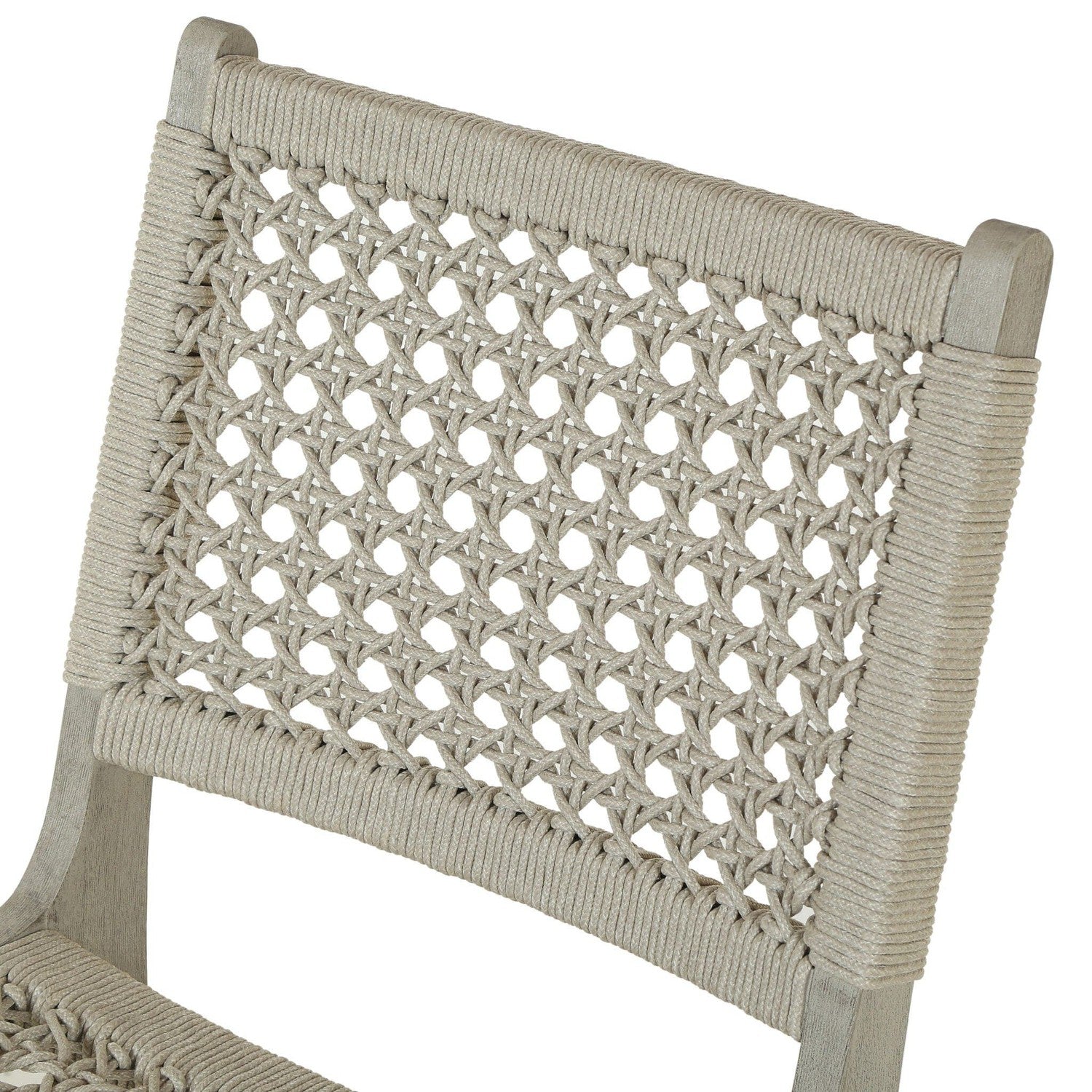 Delmar Outdoor Dining Chair - Ivory Rope