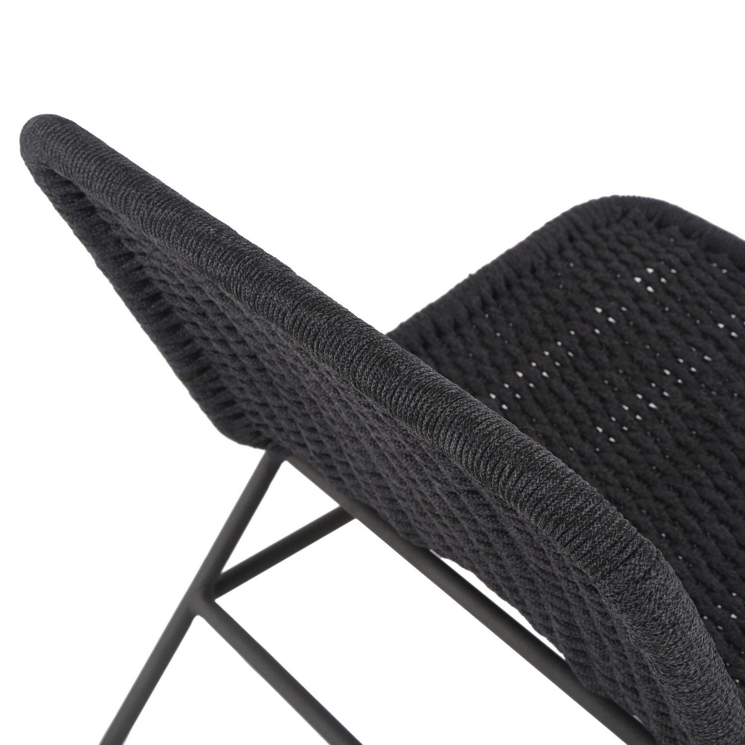 Bruno Outdoor Chair - Dark Grey Rope