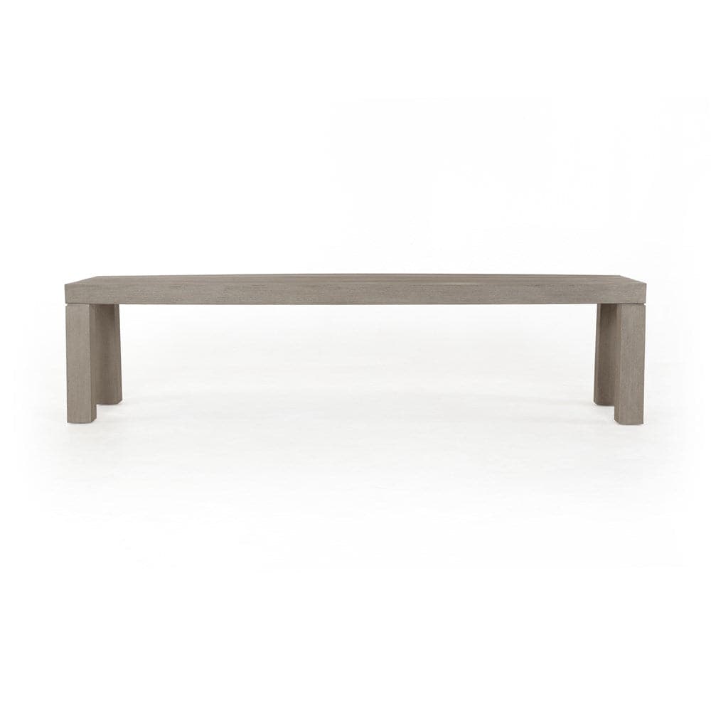 Sonora Outdoor Dining Bench - 72" - NP-Four Hands-FH-JSOL-054-BenchesWeathered Grey-2-France and Son