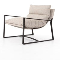 Avon Outdoor Sling Chair-Four Hands-FH-102479-003-Outdoor Lounge ChairsStone Grey-4-France and Son