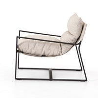 Avon Outdoor Sling Chair-Four Hands-FH-102479-003-Outdoor Lounge ChairsStone Grey-6-France and Son