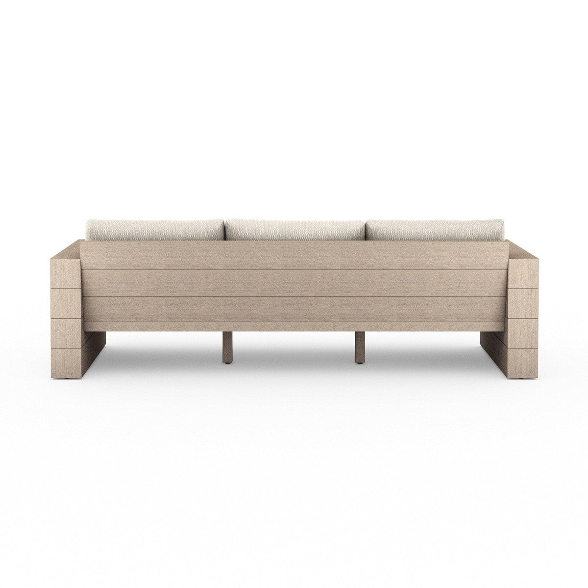 Leroy Outdoor Sofa, Washed Brown - Faye Sand