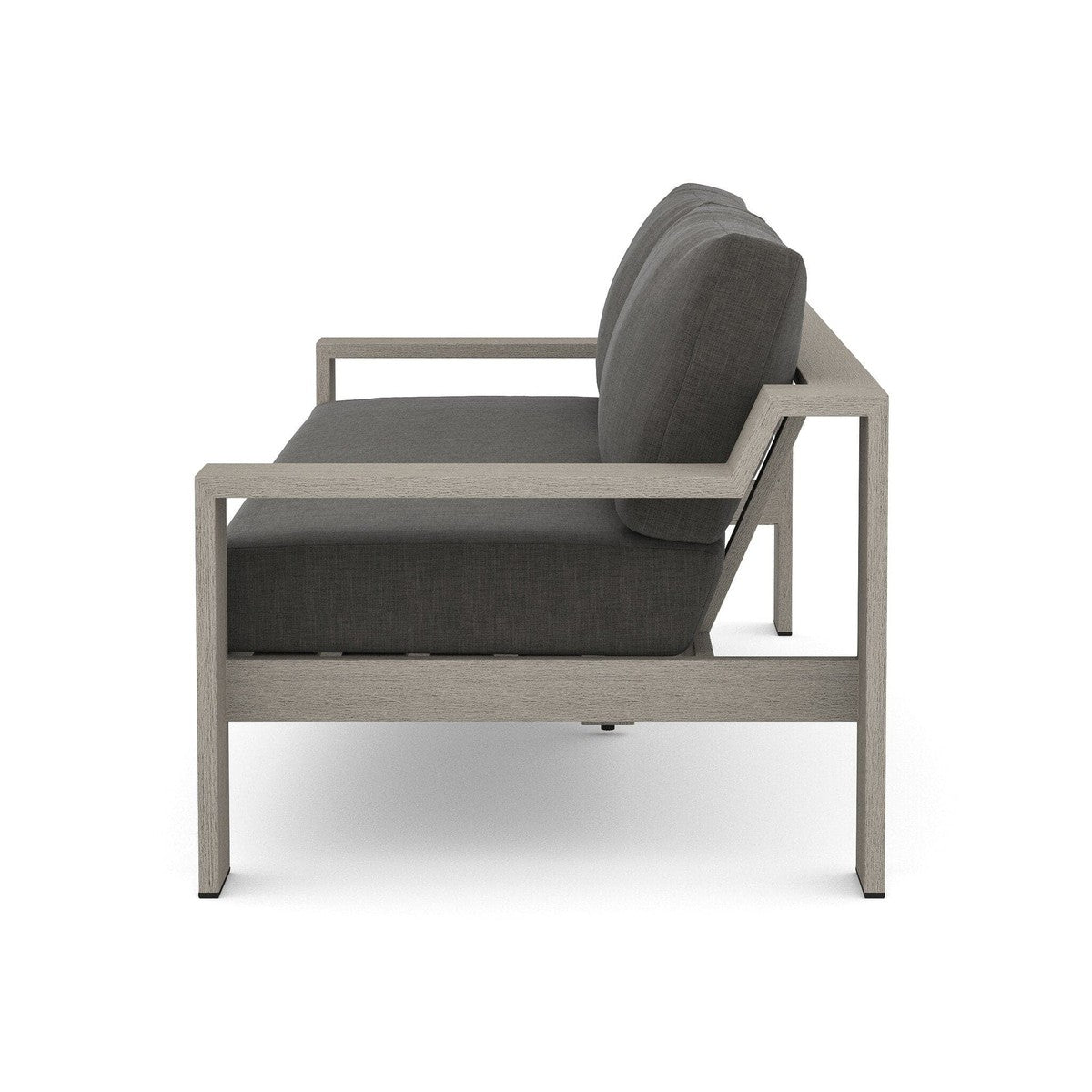 Monterey Outdoor Sofa, Weathered Grey - Venao Charcoal