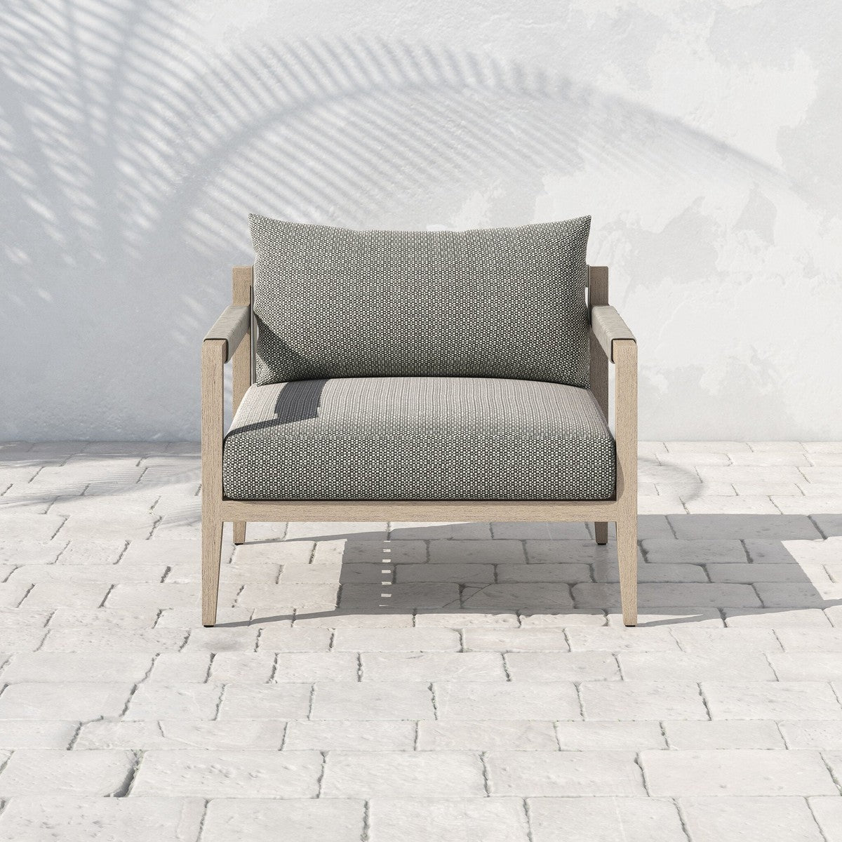 Sherwood Outdoor Chair, Washed Brown - Faye Sand