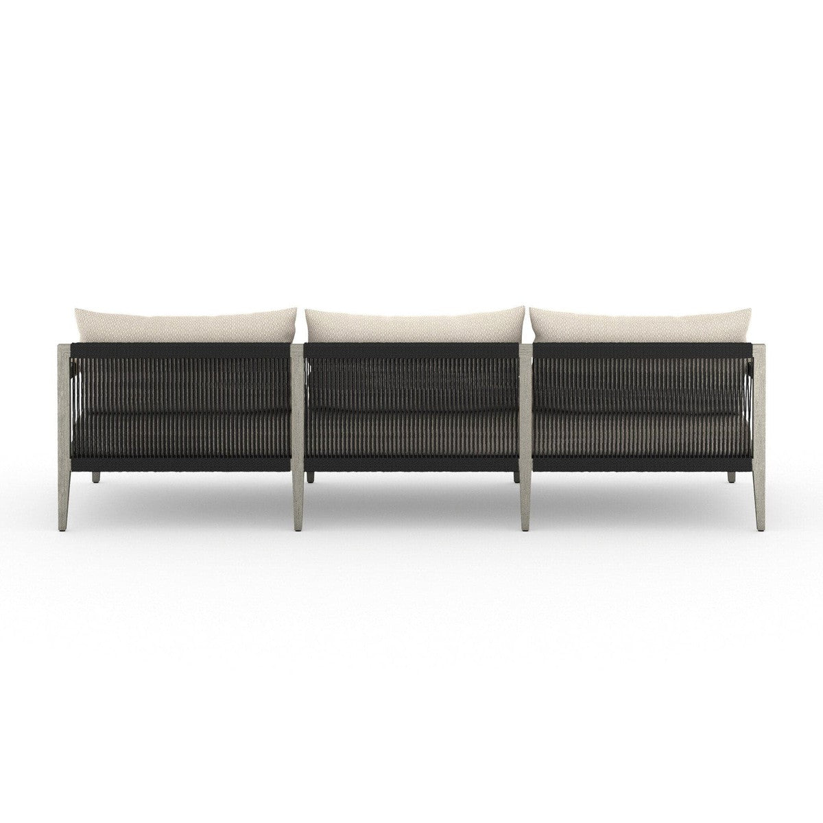 Sherwood Outdoor Sofa, Weathered Grey - Faye Sand