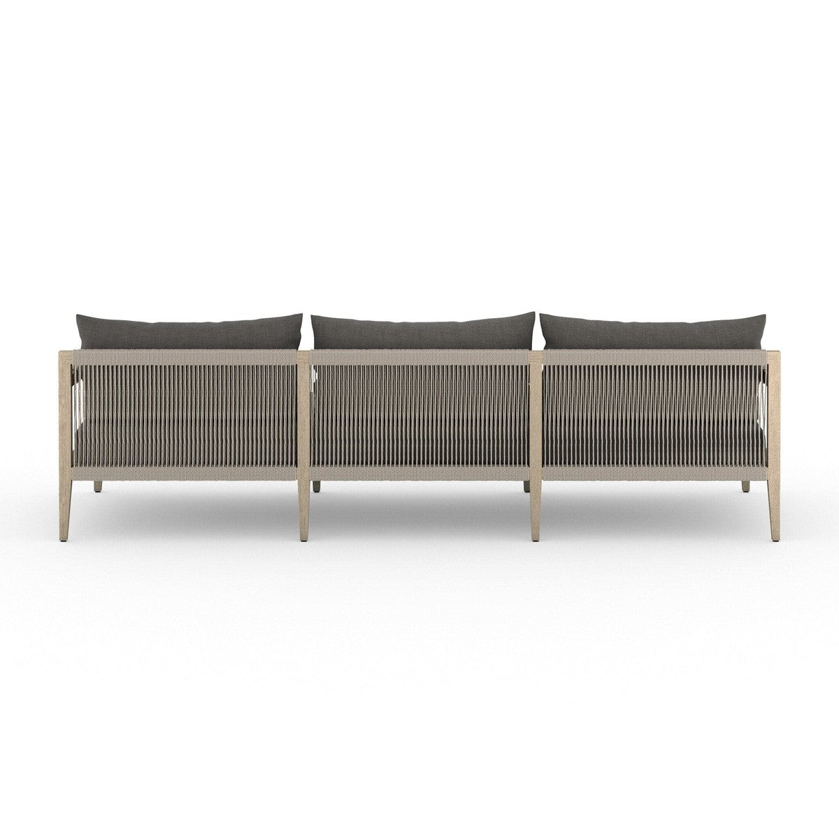 Sherwood Outdoor Sofa, Washed Brown - Venao Charcoal