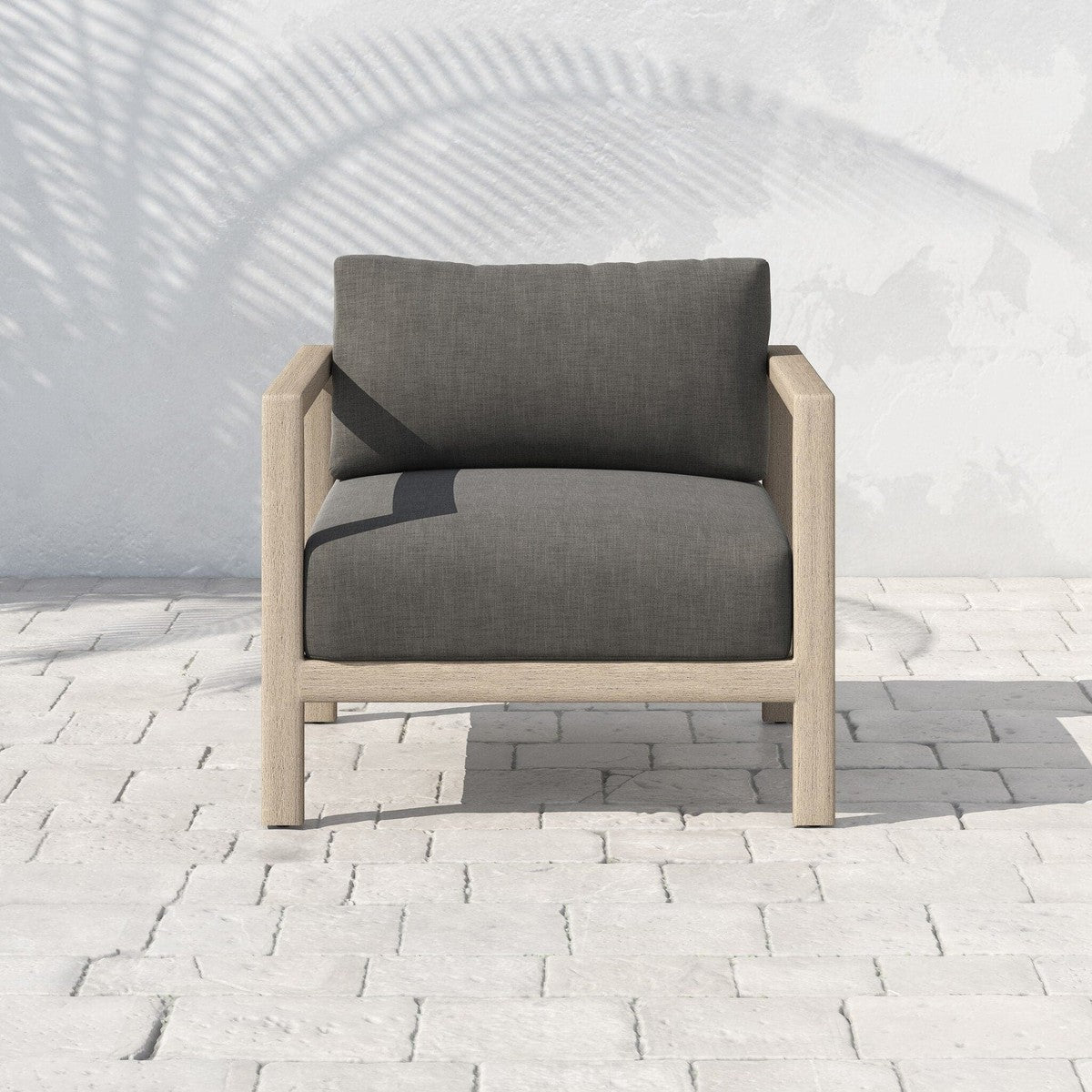 Sonoma Outdoor Chair, Washed Brown - Venao Charcoal