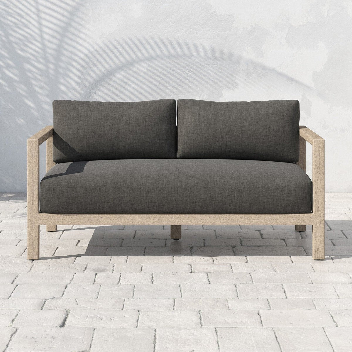 Sonoma Outdoor Sofa, Washed Brown - Venao Grey