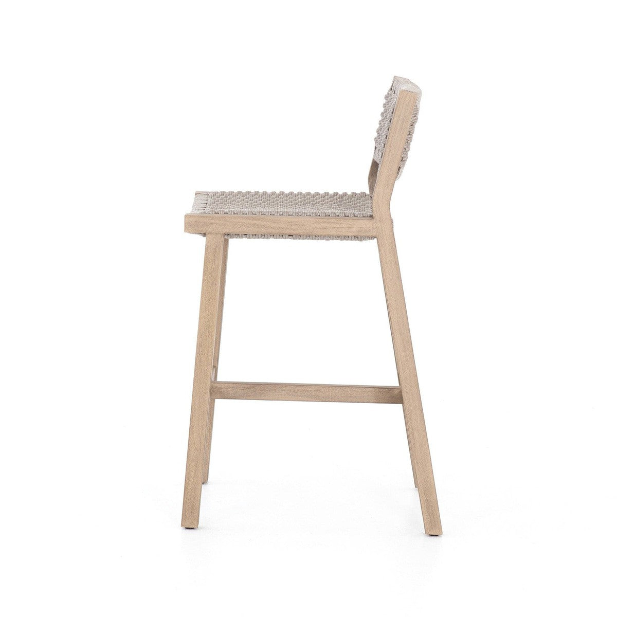 Delano Outdoor Counter Stool - Thick Grey Rope