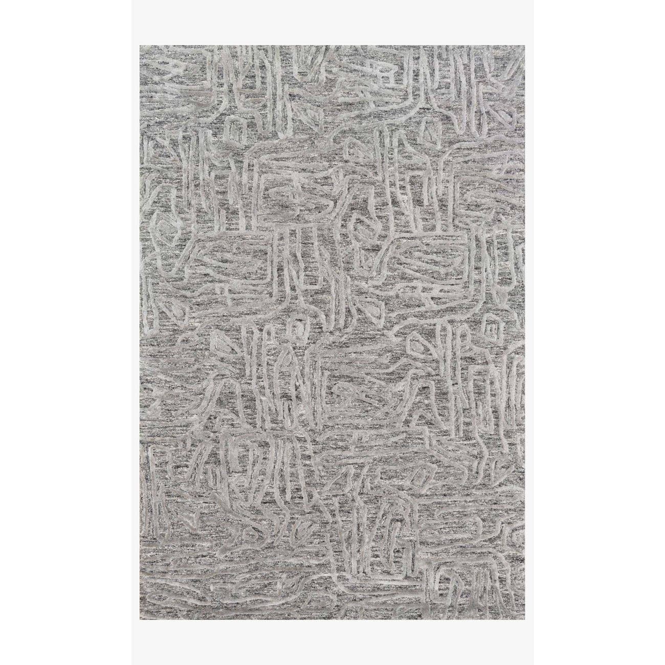 Juneau JY-06 Grey / Grey Area Rug-Loloi-LOLOI-JUNEJY-06GYGY3656-Rugs3'-6" x 5'-6"-1-France and Son